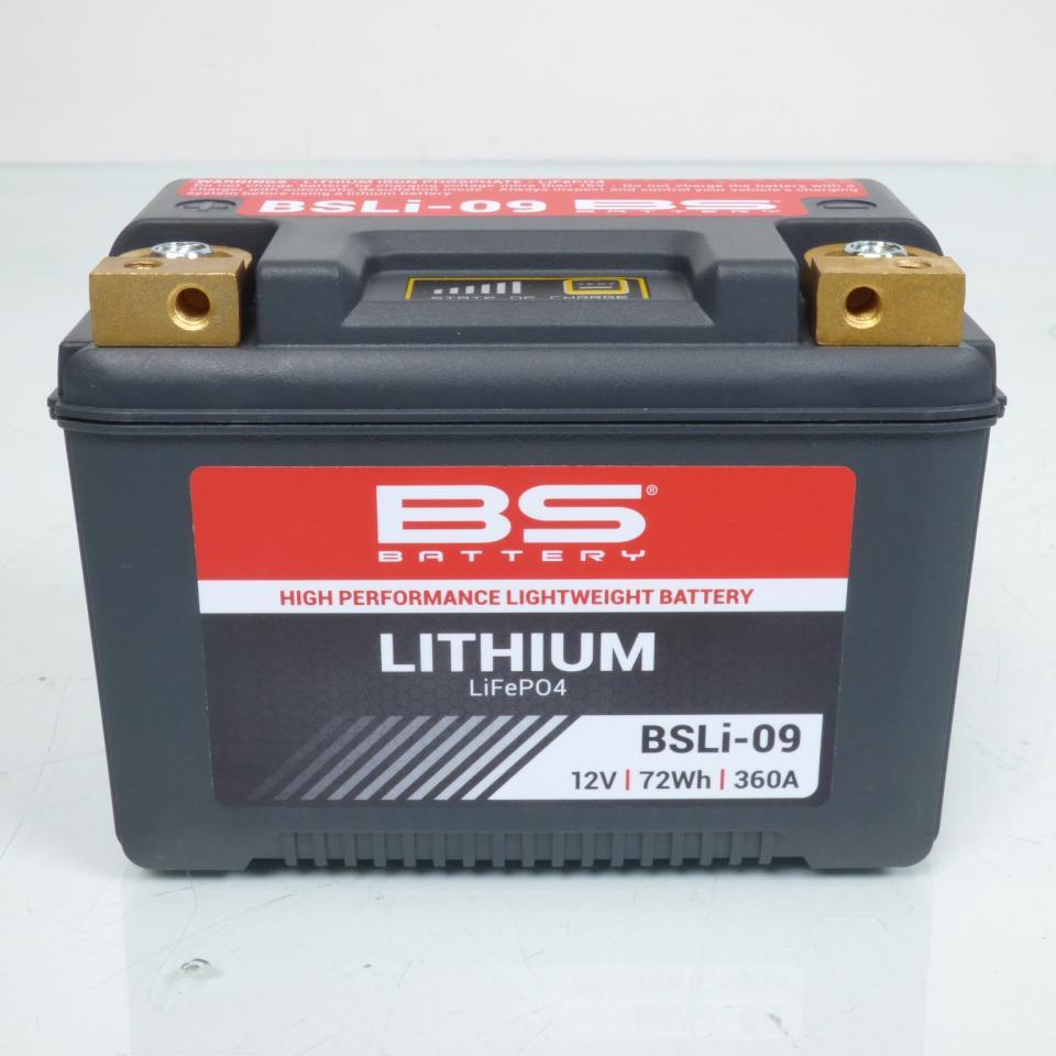 Batterie Lithium BS Battery pour Moto BMW 1200 Hp2 Megamoto 2007 à 2010 BSLi-09 / LFPX20H / 12V 72Wh Neuf