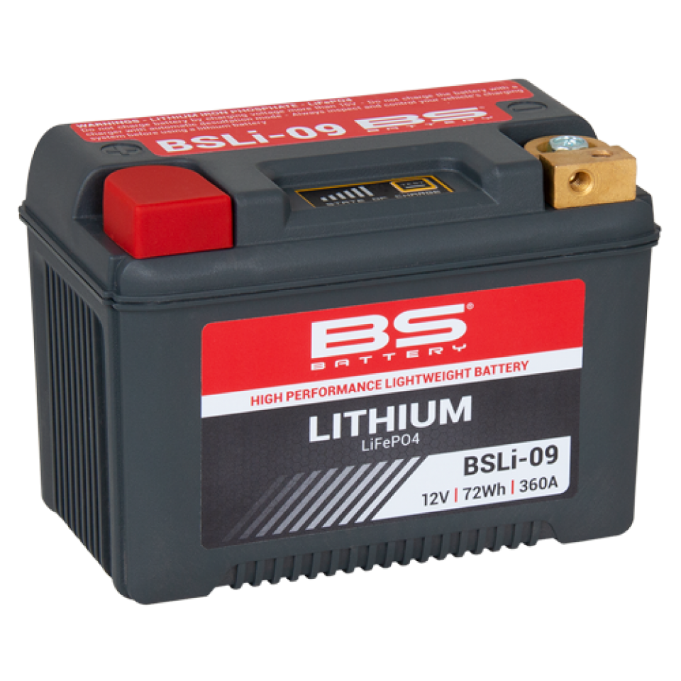 Batterie Lithium BS Battery pour Moto BMW 1300 K S 2009 à 2014 BSLi-09 / LFPX20H / 12V 72Wh Neuf