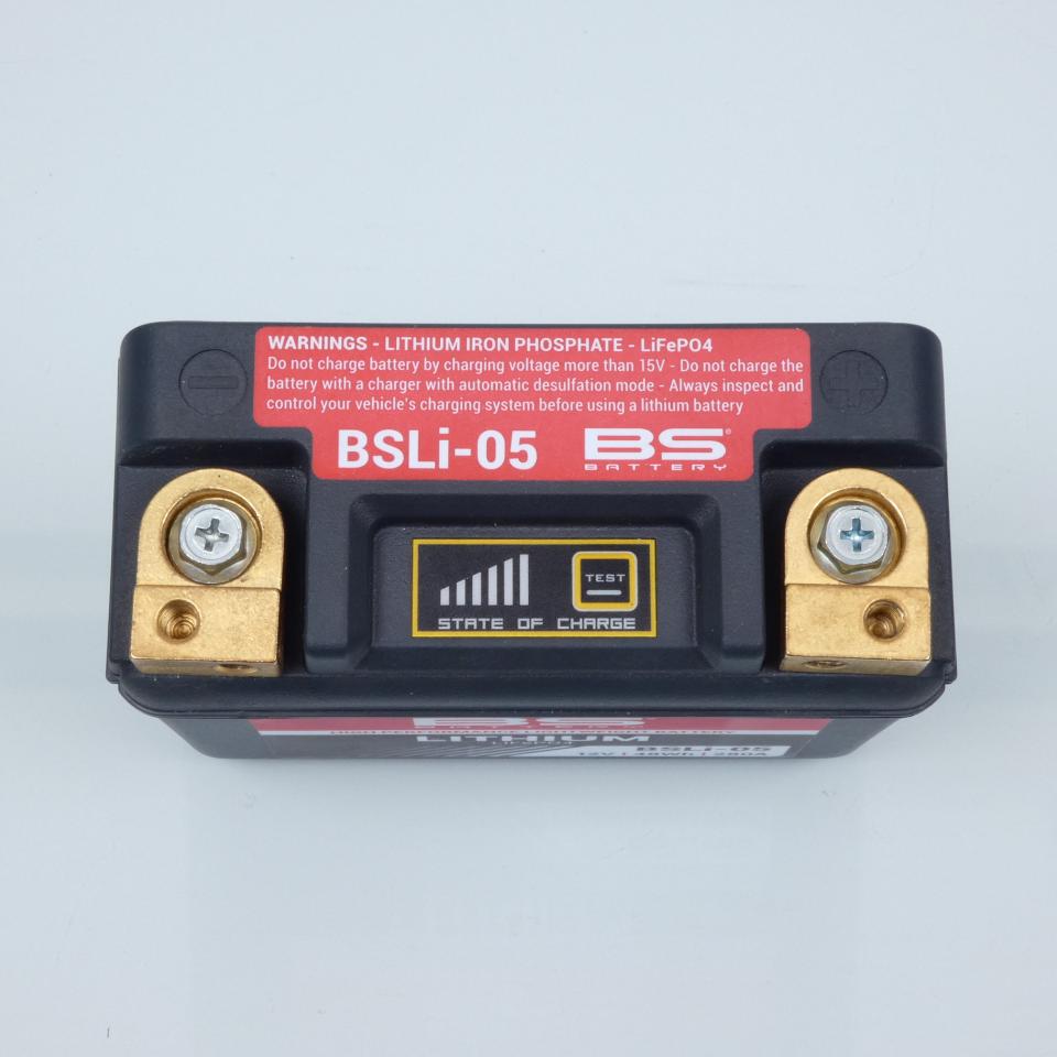 Batterie Lithium BS Battery pour Moto Ducati 992 St3 2004 à 2007 YT12B-BS / HJT12B-FP-S / 12.8V 4.8Ah Neuf