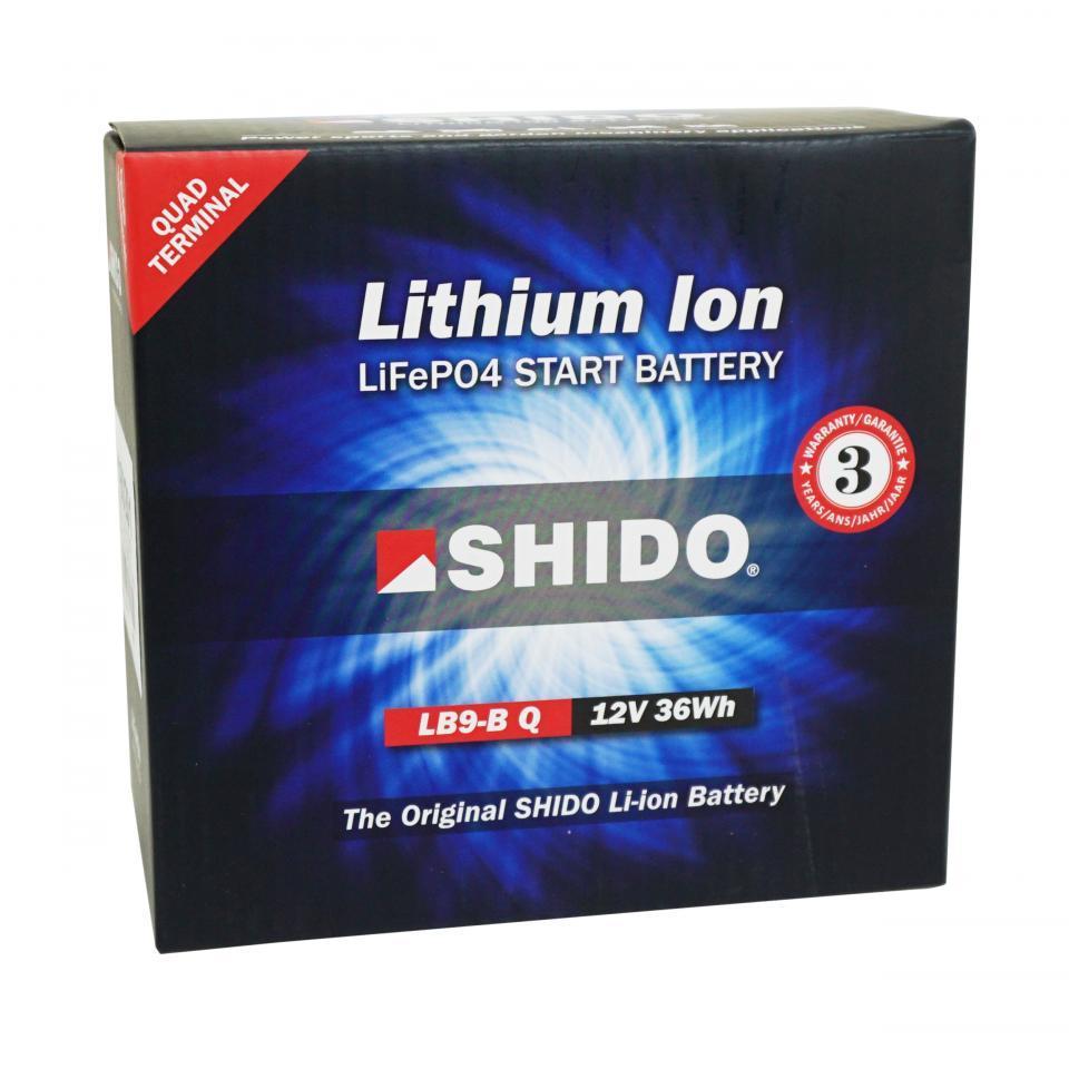 Batterie Lithium SHIDO pour Scooter Piaggio 50 Zip Fast Rider 1993 à 1995 Neuf