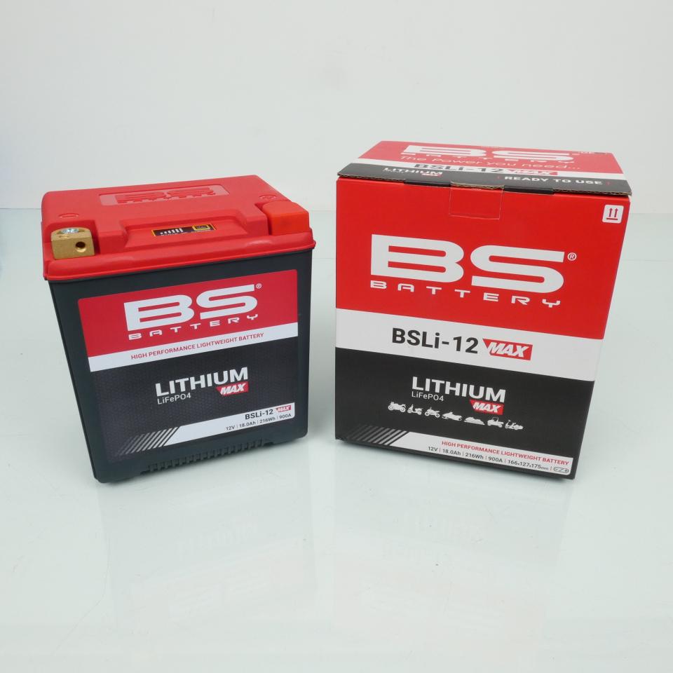 Batterie Lithium BS Battery pour moto BMW 600 R 60 1973 à 1982 BSLi-12 Neuf