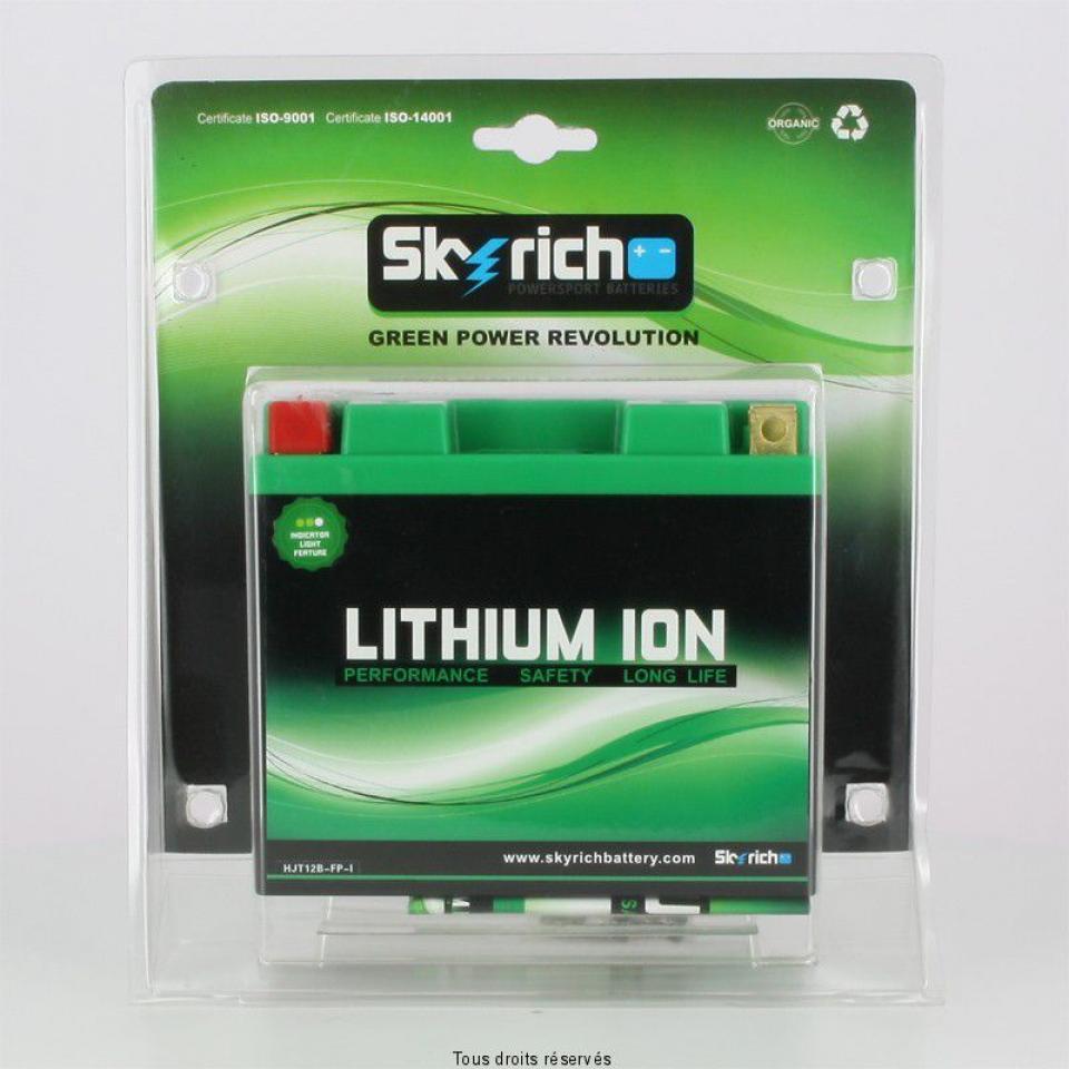 Batterie Lithium Skyrich pour Scooter Piaggio 125 Fly Ie 3V Euro3 2013 YT12B-BS / HJT12B-FP-S / 12.8V 4.8Ah Neuf