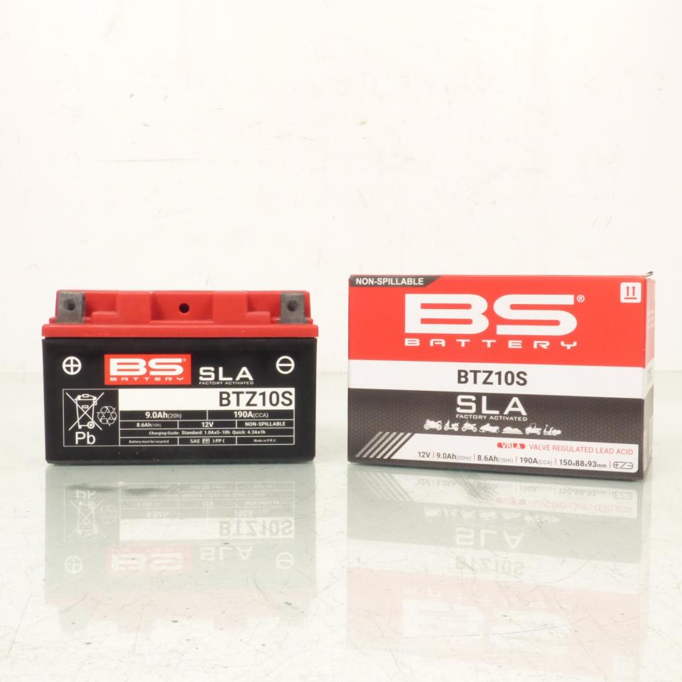 Batterie SLA BS Battery pour Moto MV Agusta 750 F4 1999 à 2005 YTZ10S / 12V 9Ah Neuf