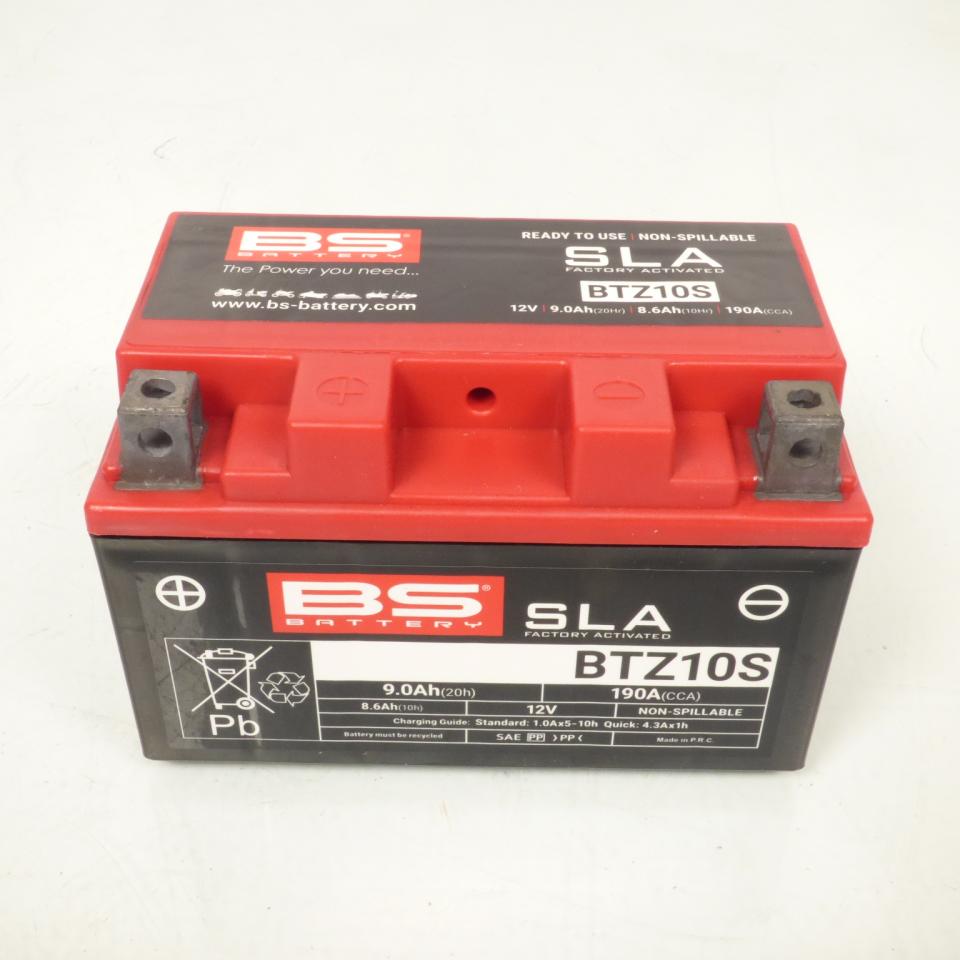 Batterie SLA BS Battery pour Moto MV Agusta 750 F4 1999 à 2005 YTZ10S / 12V 9Ah Neuf