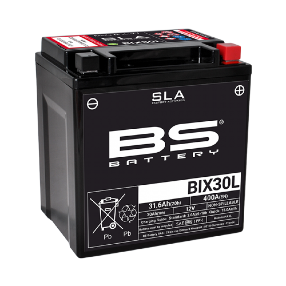 Batterie SLA BS Battery pour pour Moto Harley Davidson 1868 FLHXS Street Glide Special 2019 à 2020 Neuf