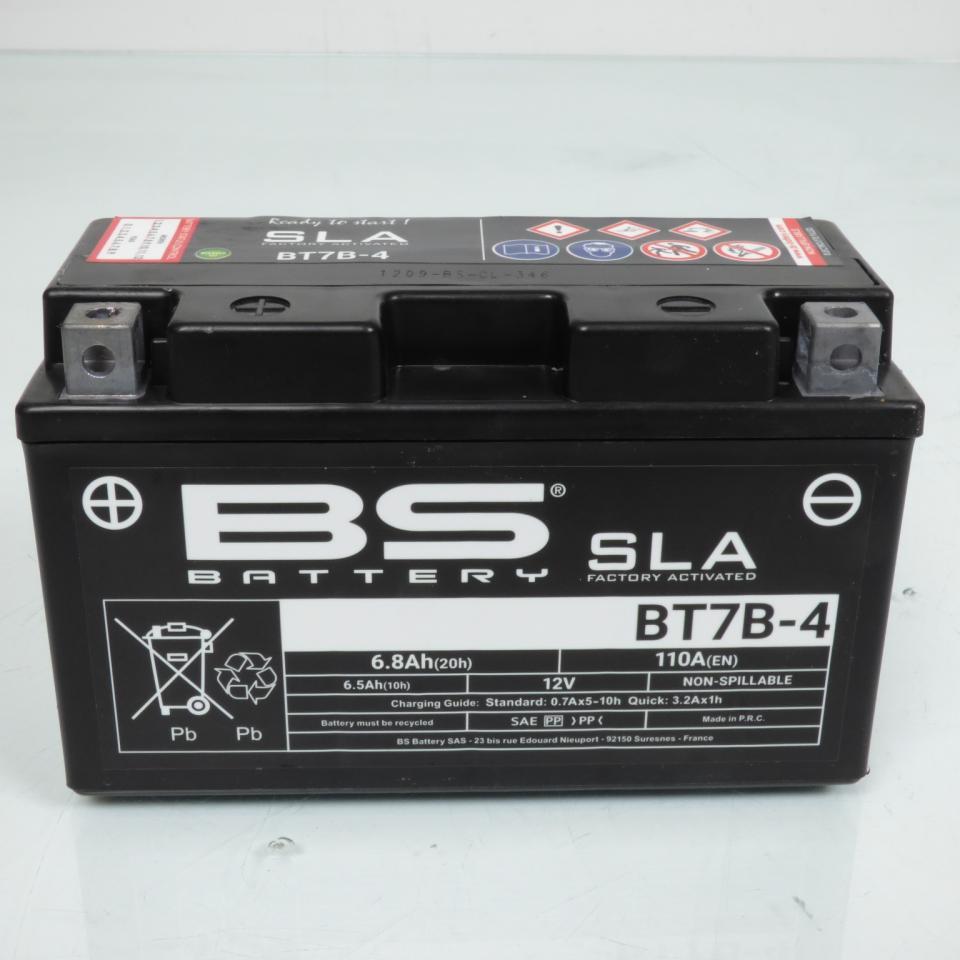 Batterie SLA BS Battery pour Moto Suzuki 400 DRZ E 2000 à 2007 YT7B-BS Neuf