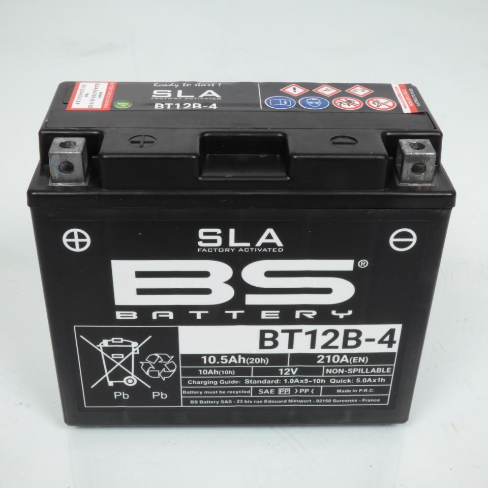 Batterie SLA BS Battery pour Moto Ducati 1100 S 2007 à 2012 YT12B-4 Neuf