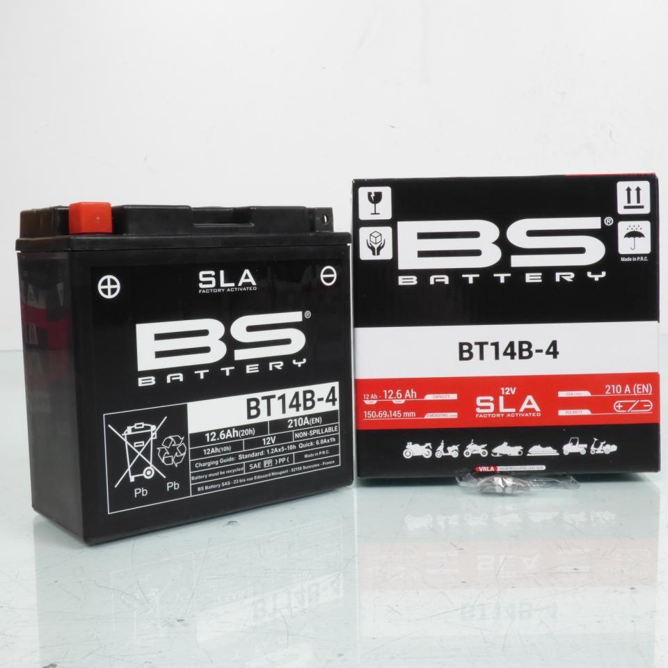 Batterie SLA BS Battery pour auto YT14B-4 / 12V 12.6Ah Neuf
