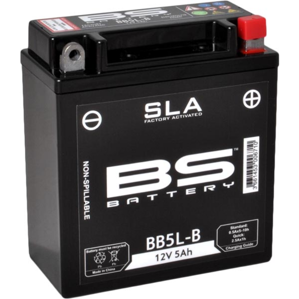 Batterie SLA BS Battery pour Scooter Malaguti 50 F15 Fire Fox Euro2 2002 à 2003 Neuf