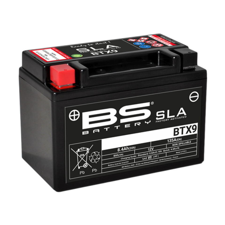 Batterie SLA BS Battery pour Moto Husaberg 600 Enduro 1991 à 1999 Neuf