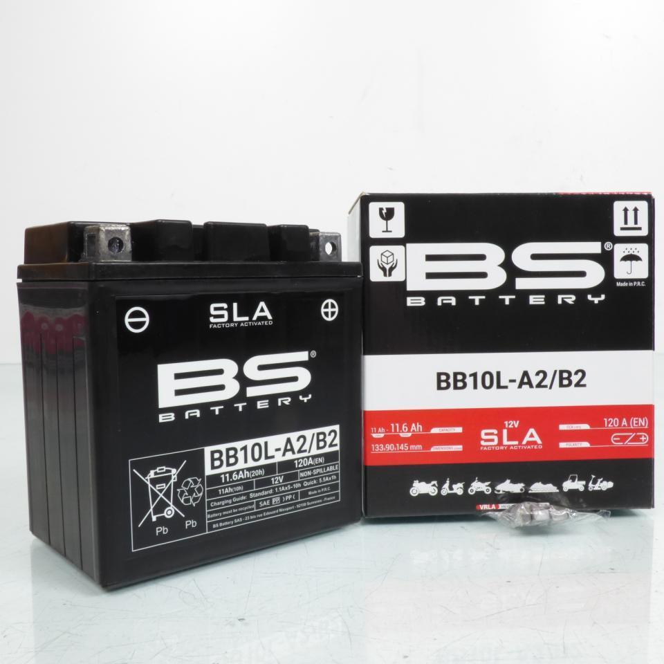 Batterie SLA BS Battery pour moto Suzuki 500 Gs F 2004 à 2007 YB10L-A2/B2 Neuf