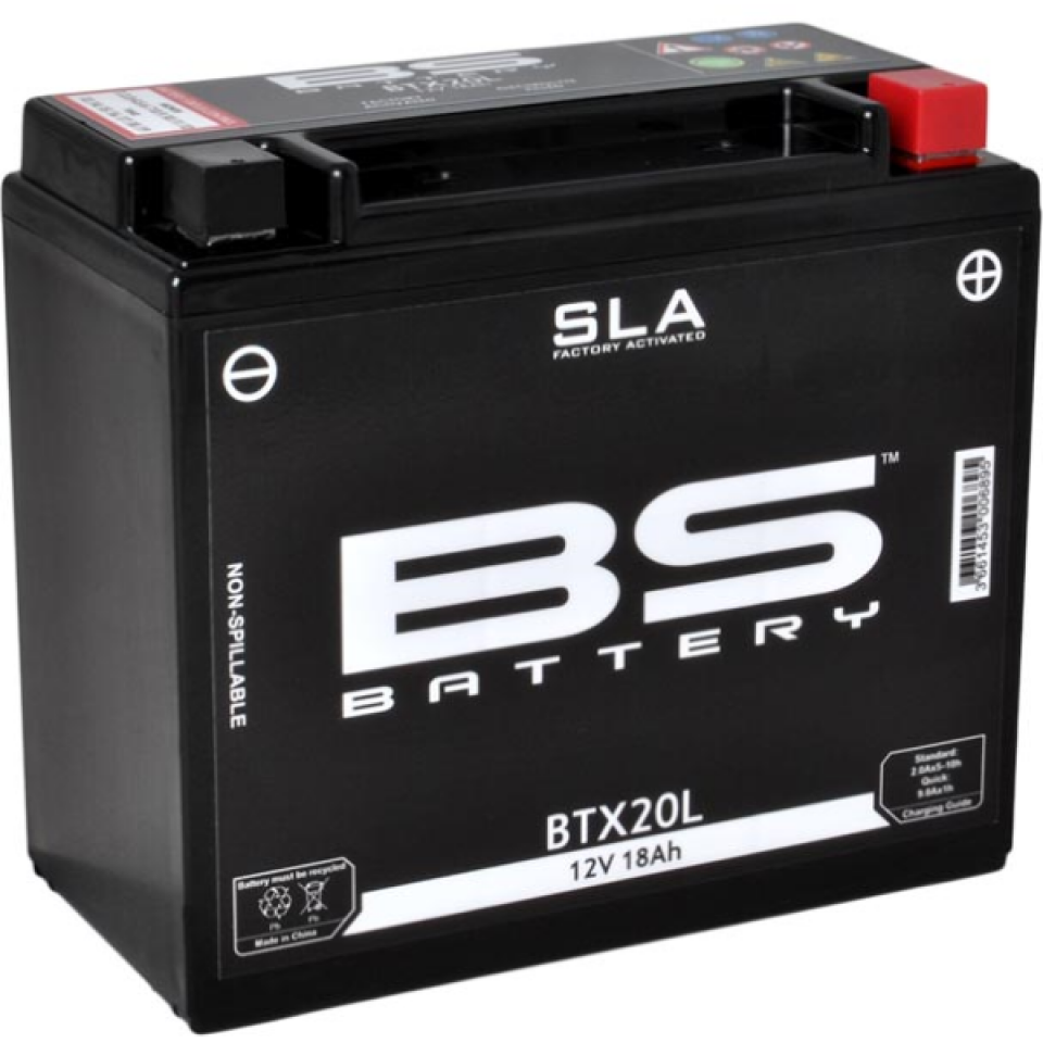 Batterie SLA BS Battery pour Moto INDIAN 1200 FTR 2018 à 2019 Neuf