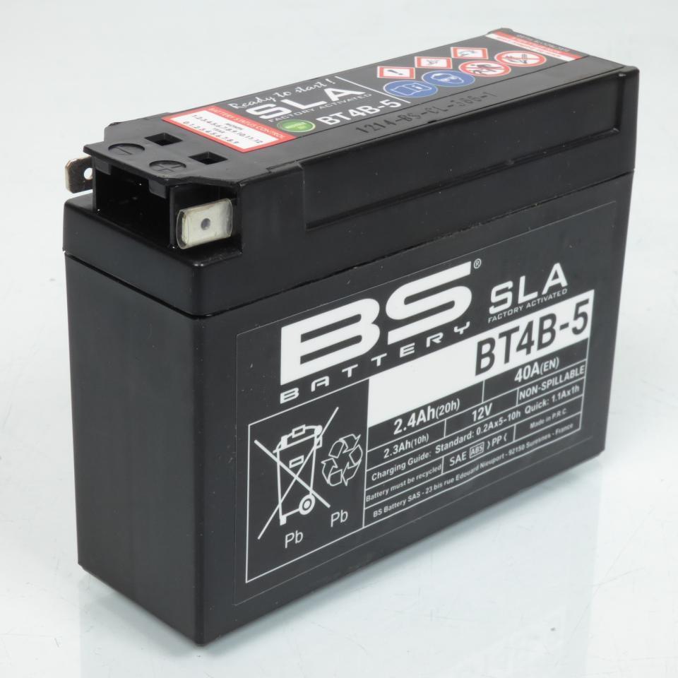 Batterie SLA BS Battery pour moto enfant YT4B-5 / 12V 2.4Ah Neuf