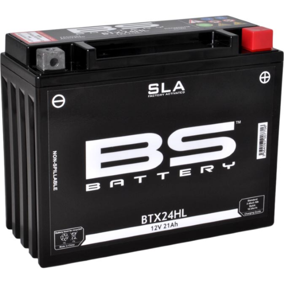 Batterie SLA BS Battery pour Moto Moto Guzzi 1000 Quota 1992 à 1997 Y50-N18L-A2=LA / 12V 20Ah Neuf