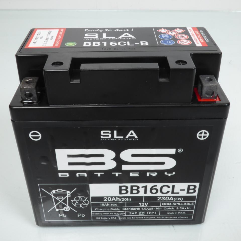 Batterie SLA BS Battery pour Quad Bombardier 500 Quest 4X2 Auto 2002 à 2004 YB16CL-B / 12V 19Ah Neuf