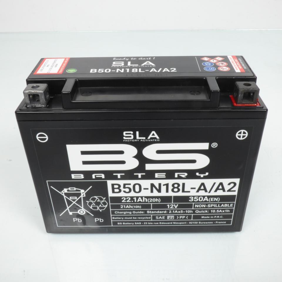 Batterie SLA BS Battery pour Moto Kawasaki 1300 Zg 1984 à 1986 Y50-N18L-A2 / 12V 20Ah Neuf