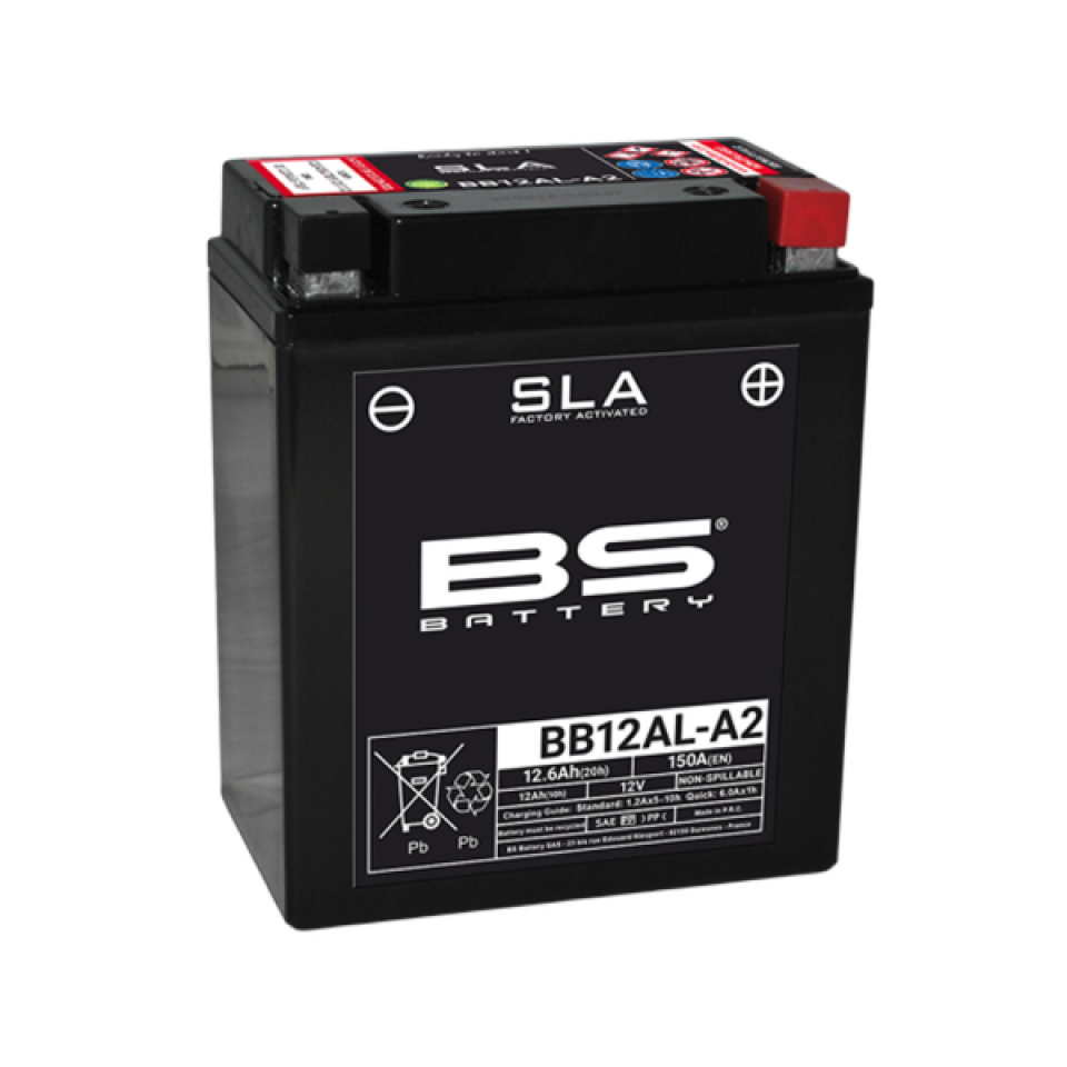 Batterie SLA BS Battery pour Scooter Peugeot 125 Citystar Powermotion Euro4 2017 à 2019 Neuf