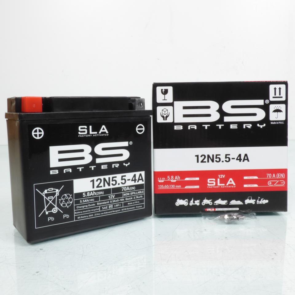 Batterie SLA BS Battery pour Moto Yamaha 125 MT-125 ABS Après 2015 12N5.5-4A / 12V 5.8Ah Neuf