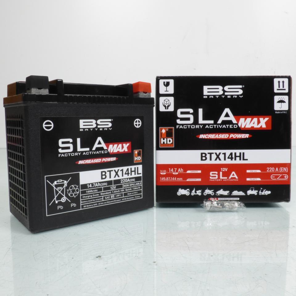 Batterie SLA BS Battery pour auto YTX14HL / 12V 14.7Ah Neuf