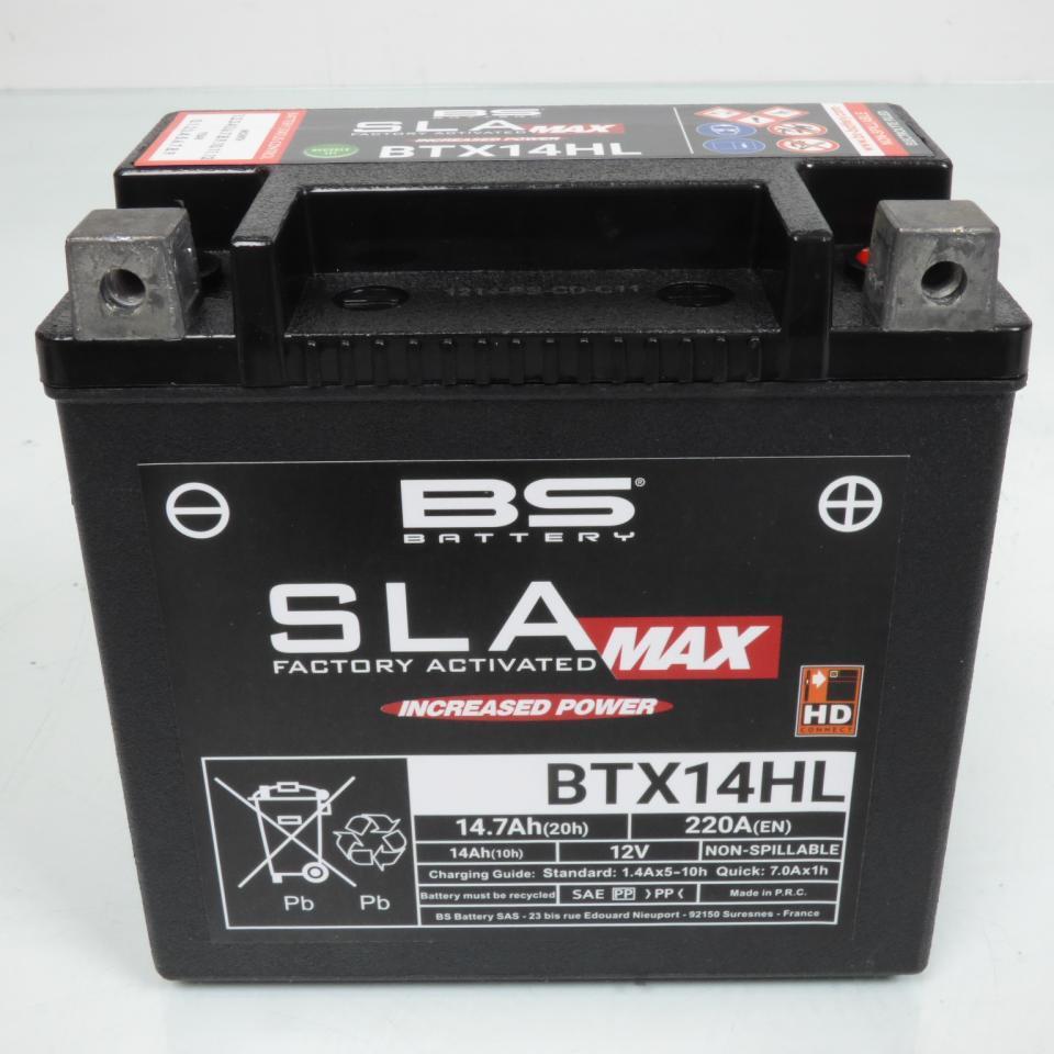 Batterie SLA BS Battery pour auto YTX14HL / 12V 14.7Ah Neuf