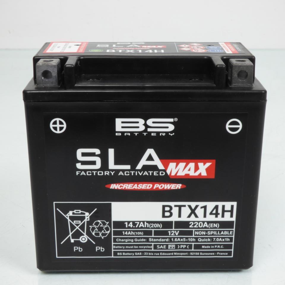 Batterie SLA BS Battery pour Moto Kawasaki 1200 Zx-12 R Ninja 2000 à 2005 Neuf