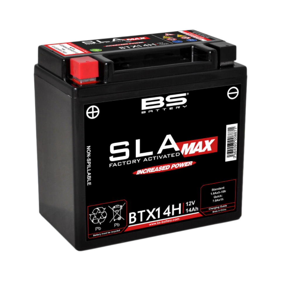 Batterie SLA BS Battery pour Scooter Gilera 500 Nexus 2003 à 2020 Neuf