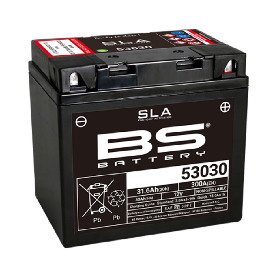 Batterie SLA BS Battery pour Moto Moto Guzzi 1000 Le mans 1985 à 1993 Neuf