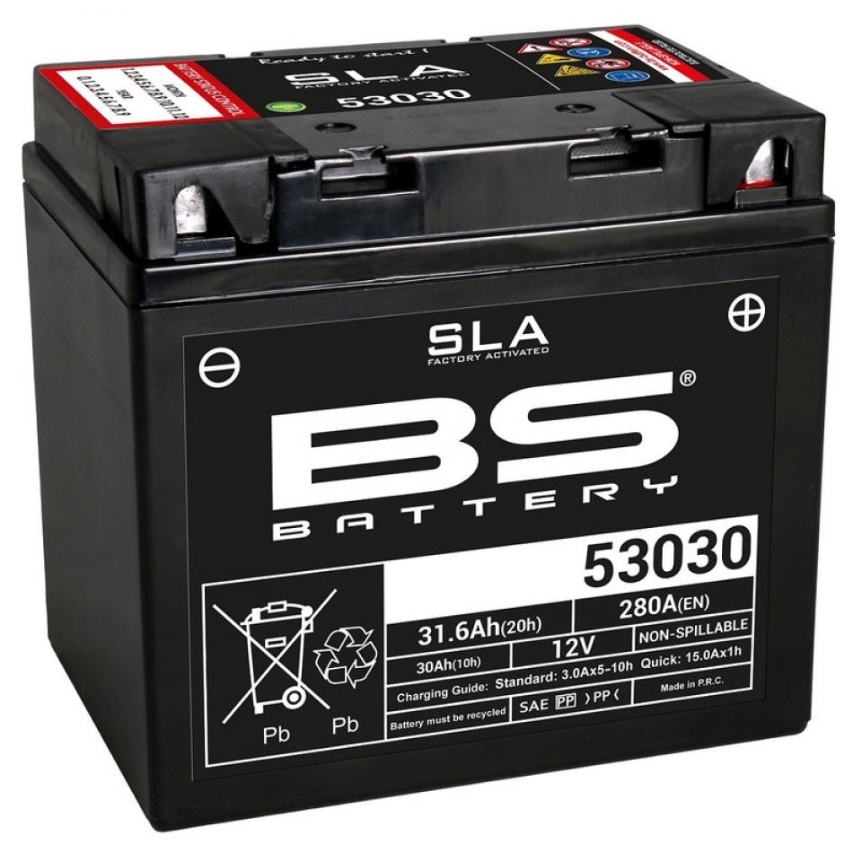 Batterie SLA BS Battery pour Moto Moto Guzzi 750 Nevada Ie Aquila Nera 2012 à 2016 Neuf