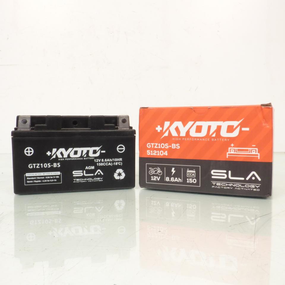 Batterie SLA Kyoto pour Moto Husqvarna 690 701 Supermoto 2016 à 2023 GTZ10S-BS SLA / 12V 8.6Ah Neuf