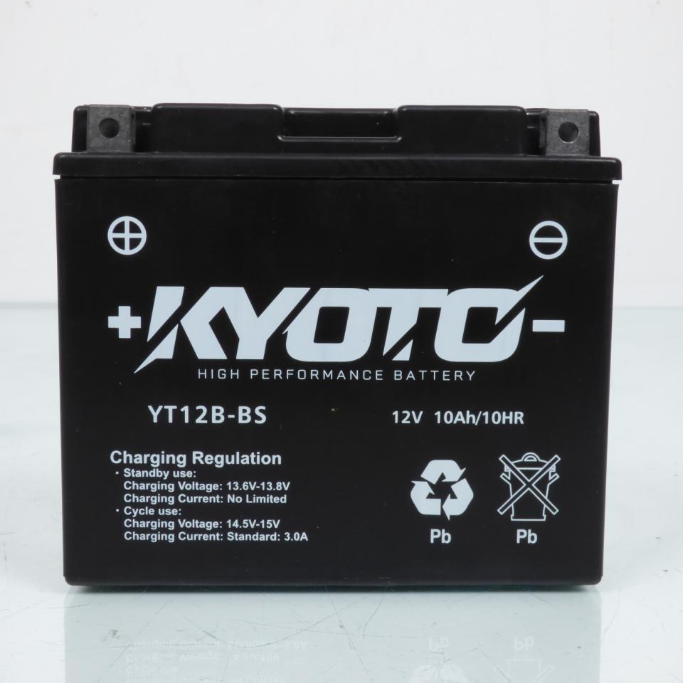 Batterie SLA Kyoto pour Scooter Piaggio 125 New Fly Ie 3V 4T 2012 à 2020 YT12B-BS SLA / 12V 10Ah Neuf