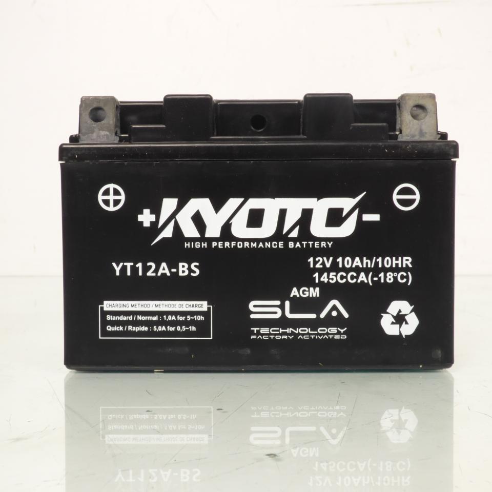 Batterie SLA Kyoto pour Quad SMC 500 Canyon 2009 à 2011 YT12A-BS SLA / 12V 10Ah Neuf