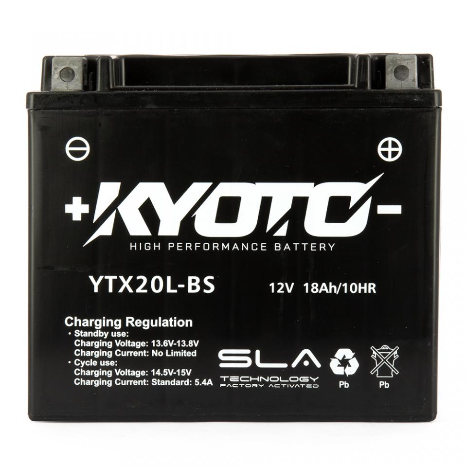 Batterie SLA Kyoto pour Quad Kymco 500 Mxu Irs 4X4 2011 à 2020 YTX20L-BS SLA / 12V 18Ah Neuf