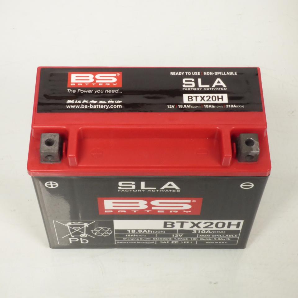 Batterie SLA BS Battery YTX20H pour moto Moto Guzzi 1200 Norge 2011-2016 12V 18.9Ah