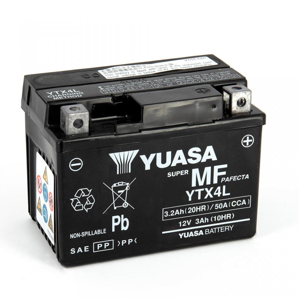 Batterie SLA Yuasa pour Quad Polaris 90 Scrambler 2001 à 2002 YTX4L-BS Neuf