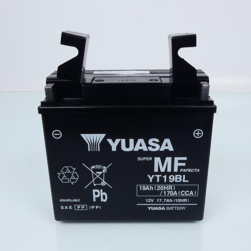 Batterie SLA Yuasa pour Moto BMW 750 K 75 S Abs 1985 à 1988 YT19BL-BS / YT19BL / 12V 19Ah Neuf