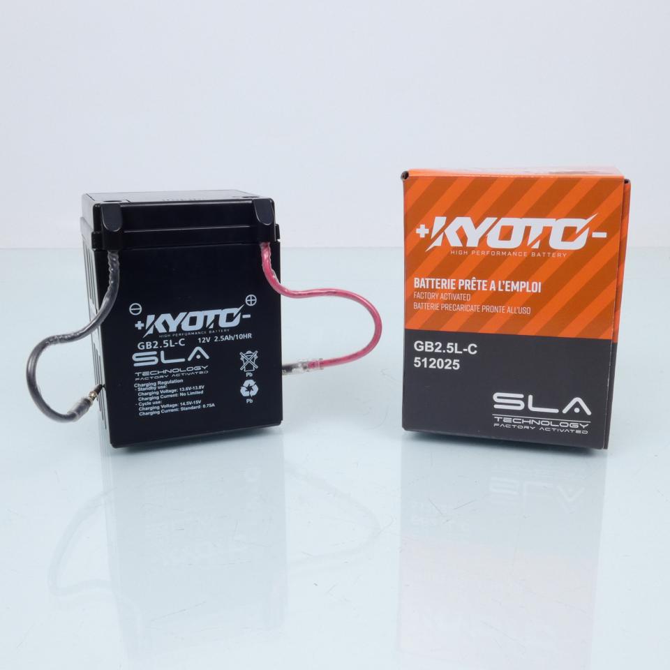 Batterie SLA Kyoto YB2.5L-C / 12V 2.5Ah pour moto scooter deux roues Neuf