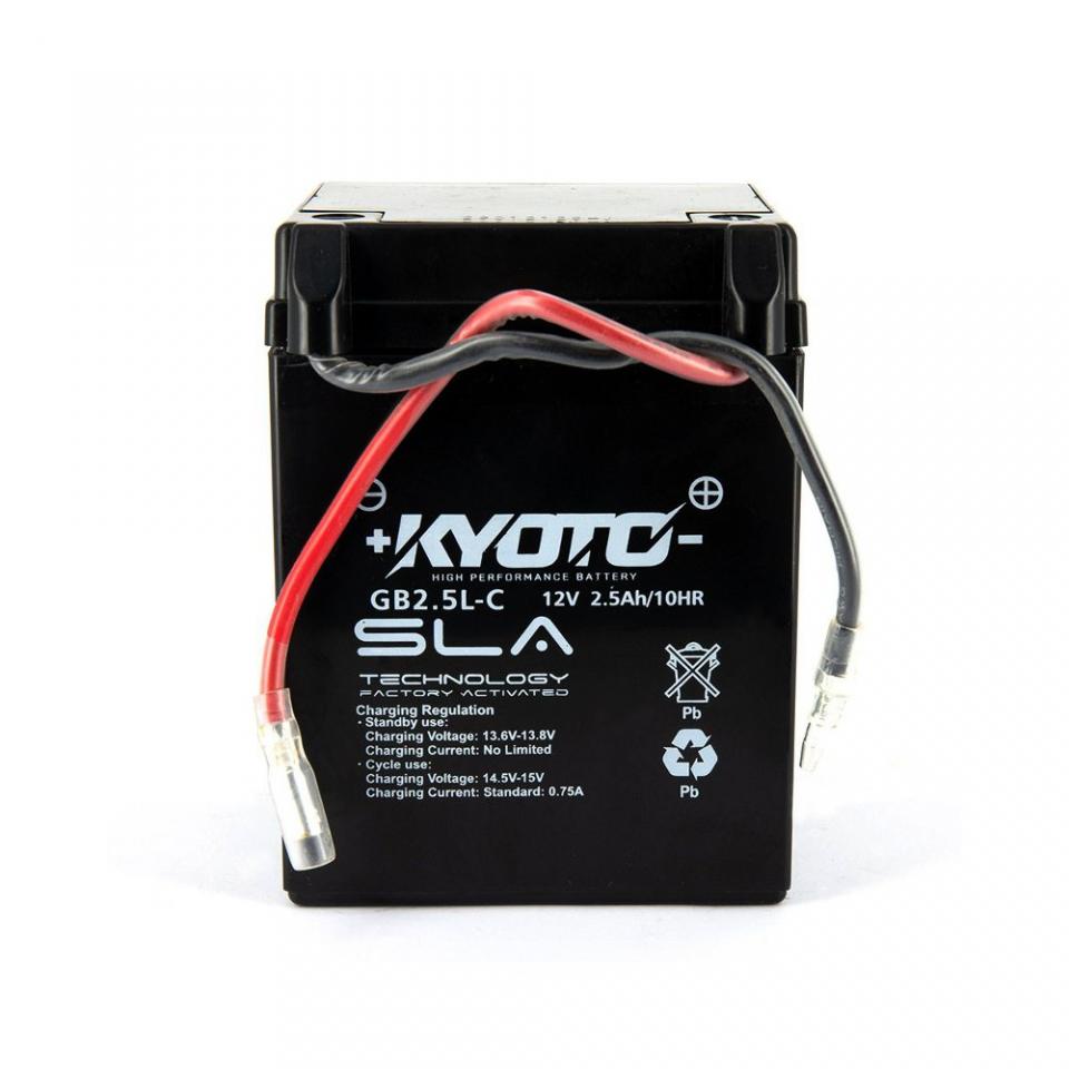 Batterie SLA Kyoto YB2.5L-C / 12V 2.5Ah pour moto scooter deux roues Neuf