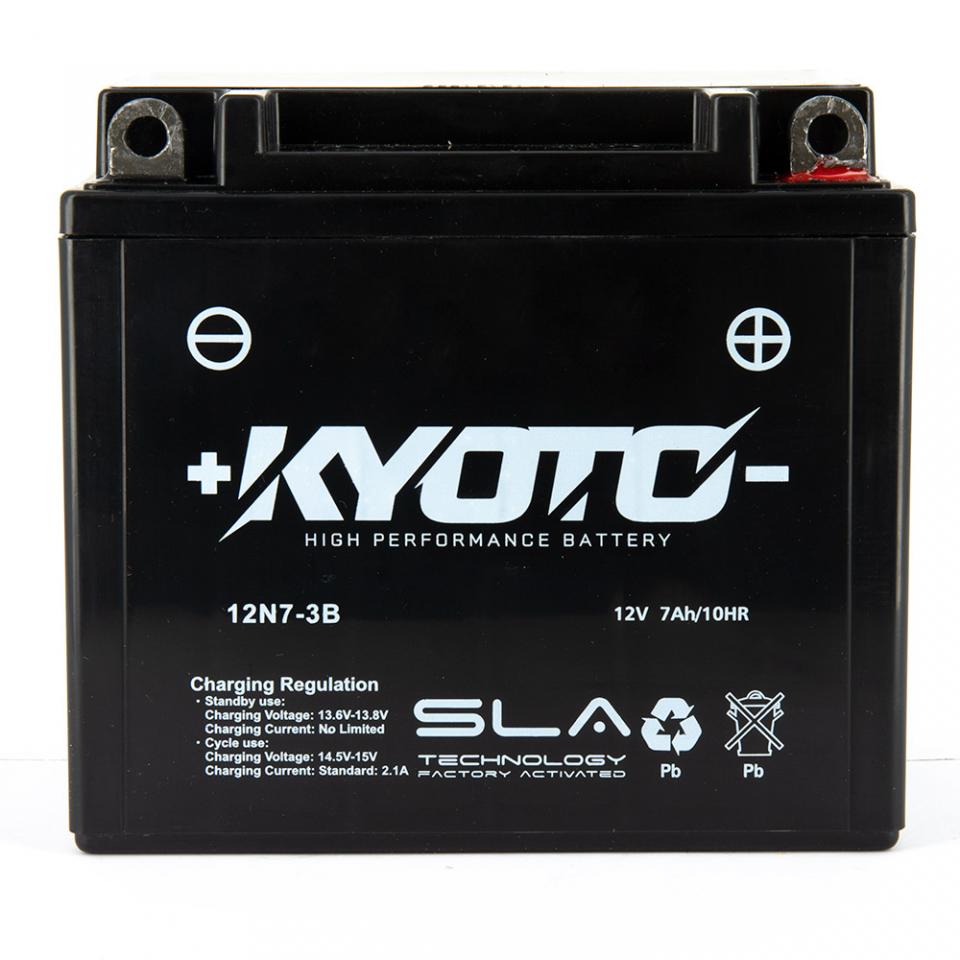 Batterie SLA Kyoto pour moto Yamaha 125 Sr Se 1982 à 2002 12N7-3B 12V 7Ah Neuf