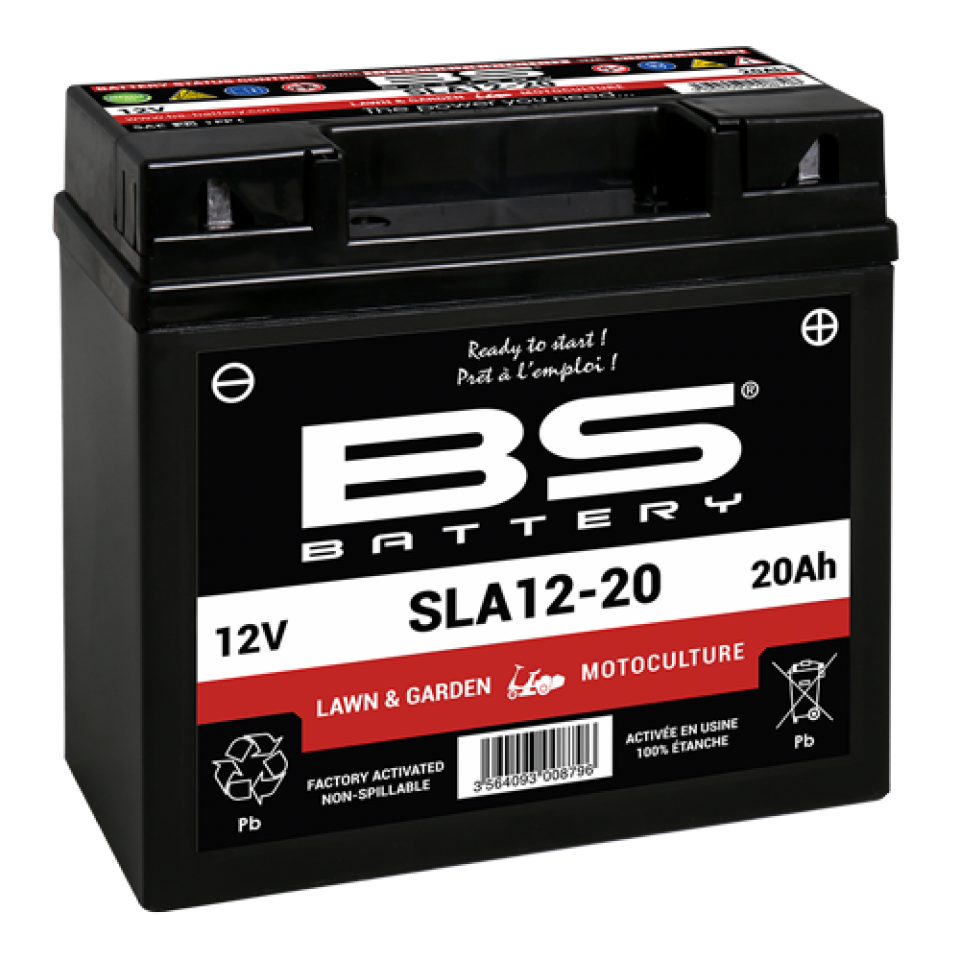 Batterie SLA BS Battery pour Moto BMW 650 R 65 Ls 1982 à 1985 NH12-20/51913/YT19BL-BS / 12V Neuf