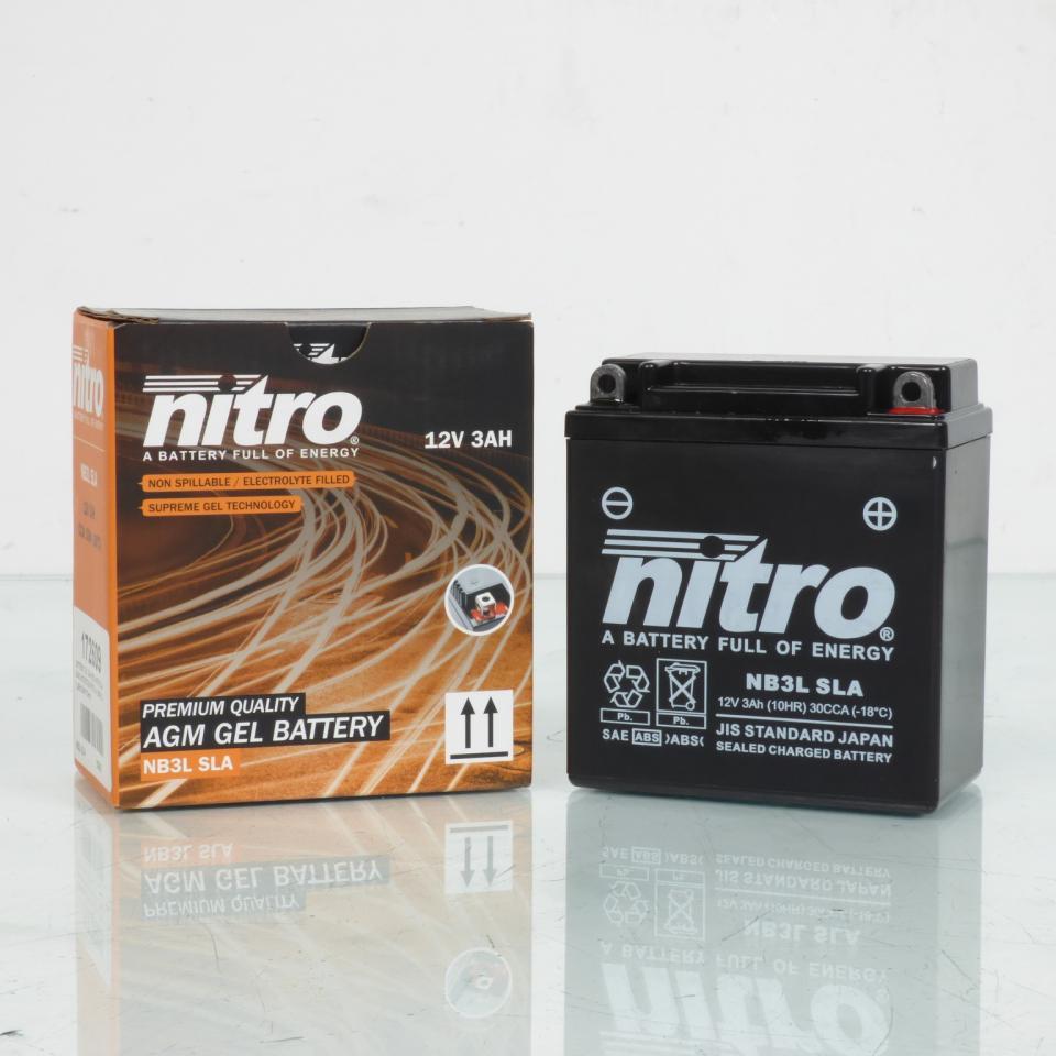 Batterie SLA Nitro pour Moto Yamaha 125 DT Après 1982 Neuf