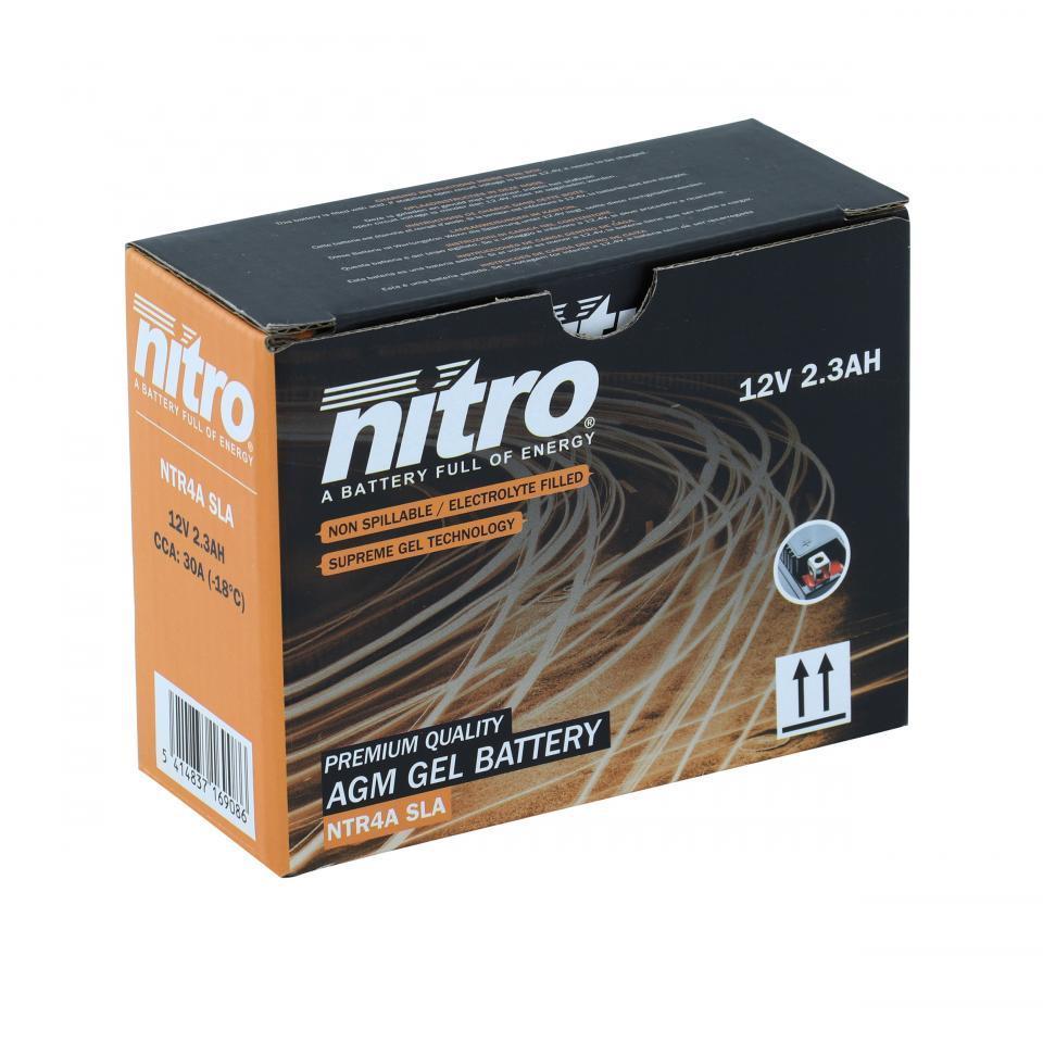 Batterie SLA Nitro pour Moto Aprilia 50 RX 2008 à 2012 Neuf