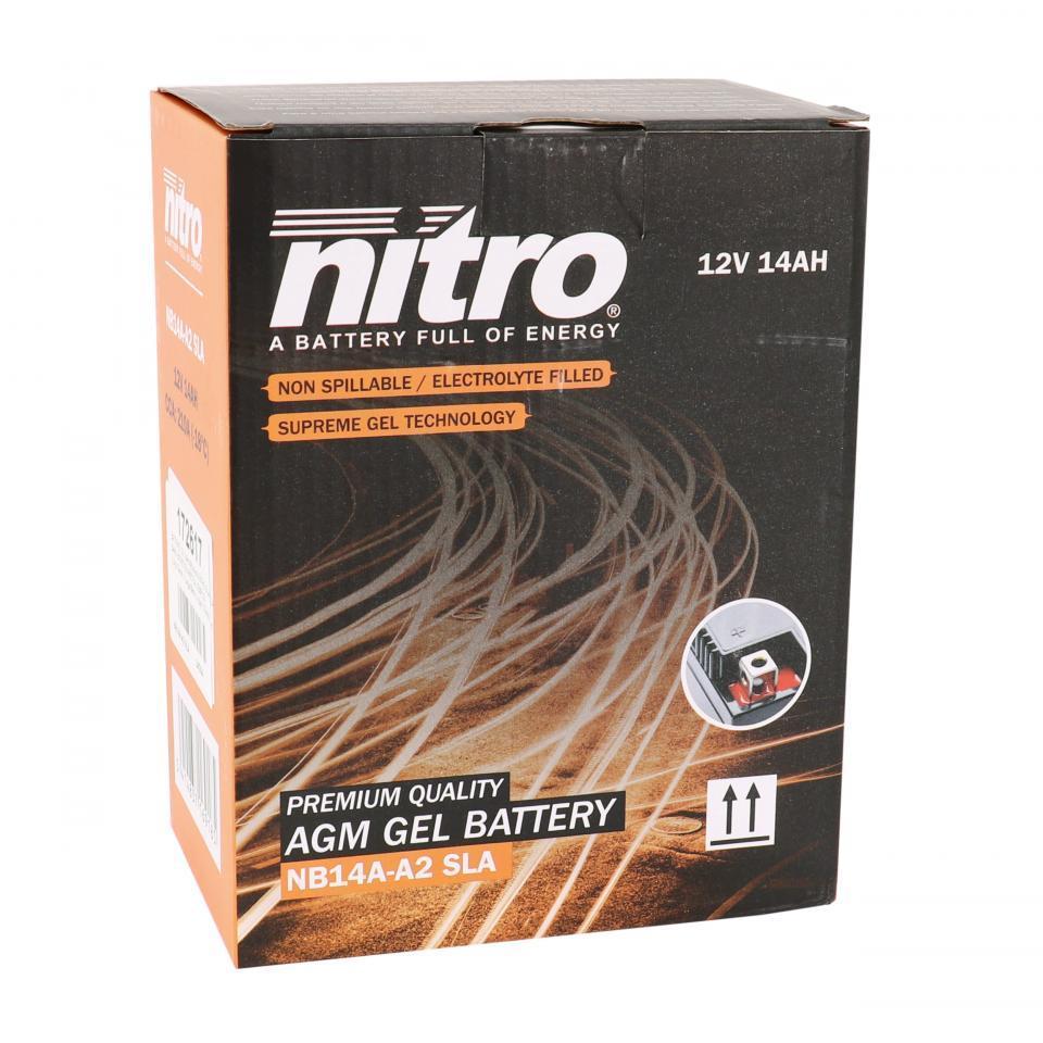 Batterie SLA Nitro pour Moto ROYAL ENFIELD 535 Continental GT 2013 à 2016 Neuf