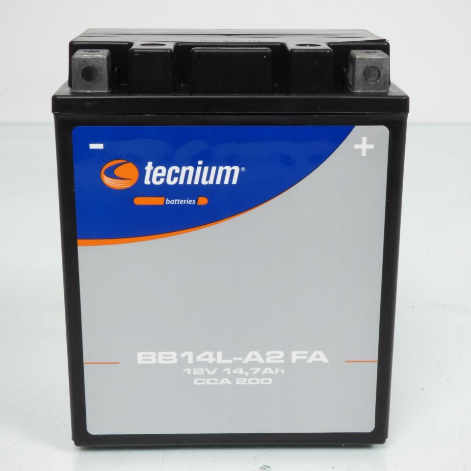 Batterie SLA Tecnium pour Moto Kawasaki 750 VN Vulcan 1986 à 2005 YB14L-A2 / 12V 14Ah Neuf