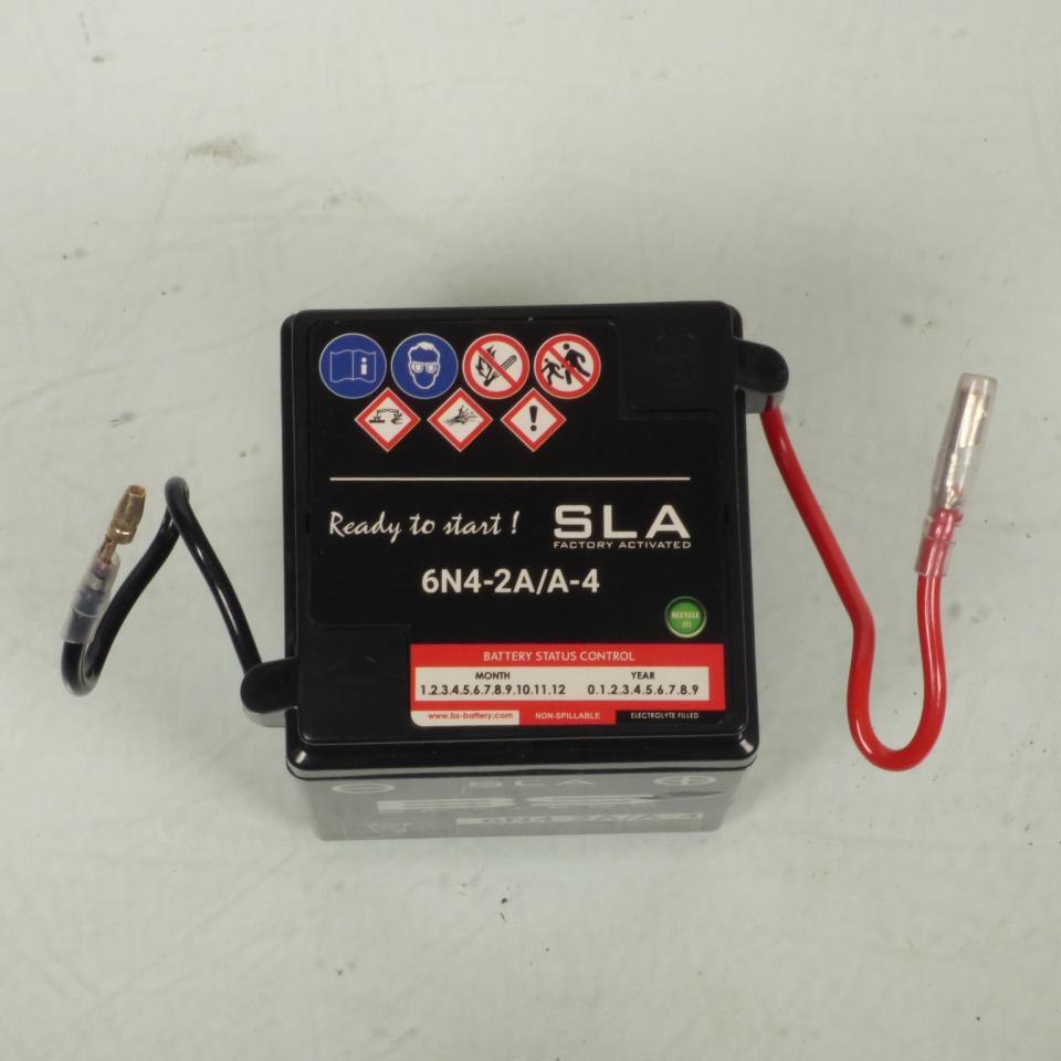 Batterie SLA BS Battery pour moto 6N4-2A/A-4 type SLA 6V 4Ah Neuf