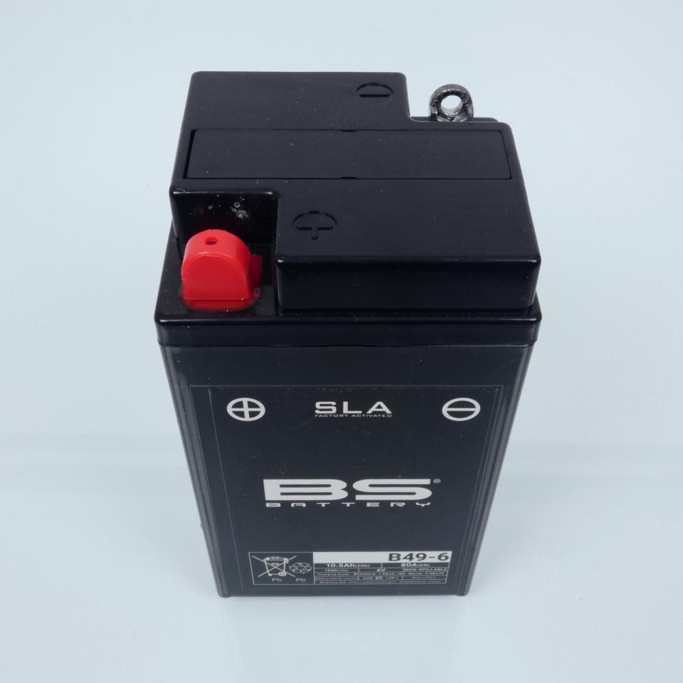 Batterie SLA BS Battery B49-6 6V 10.5Ah pour moto BMW 250 R 1948 à 1950 Neuf