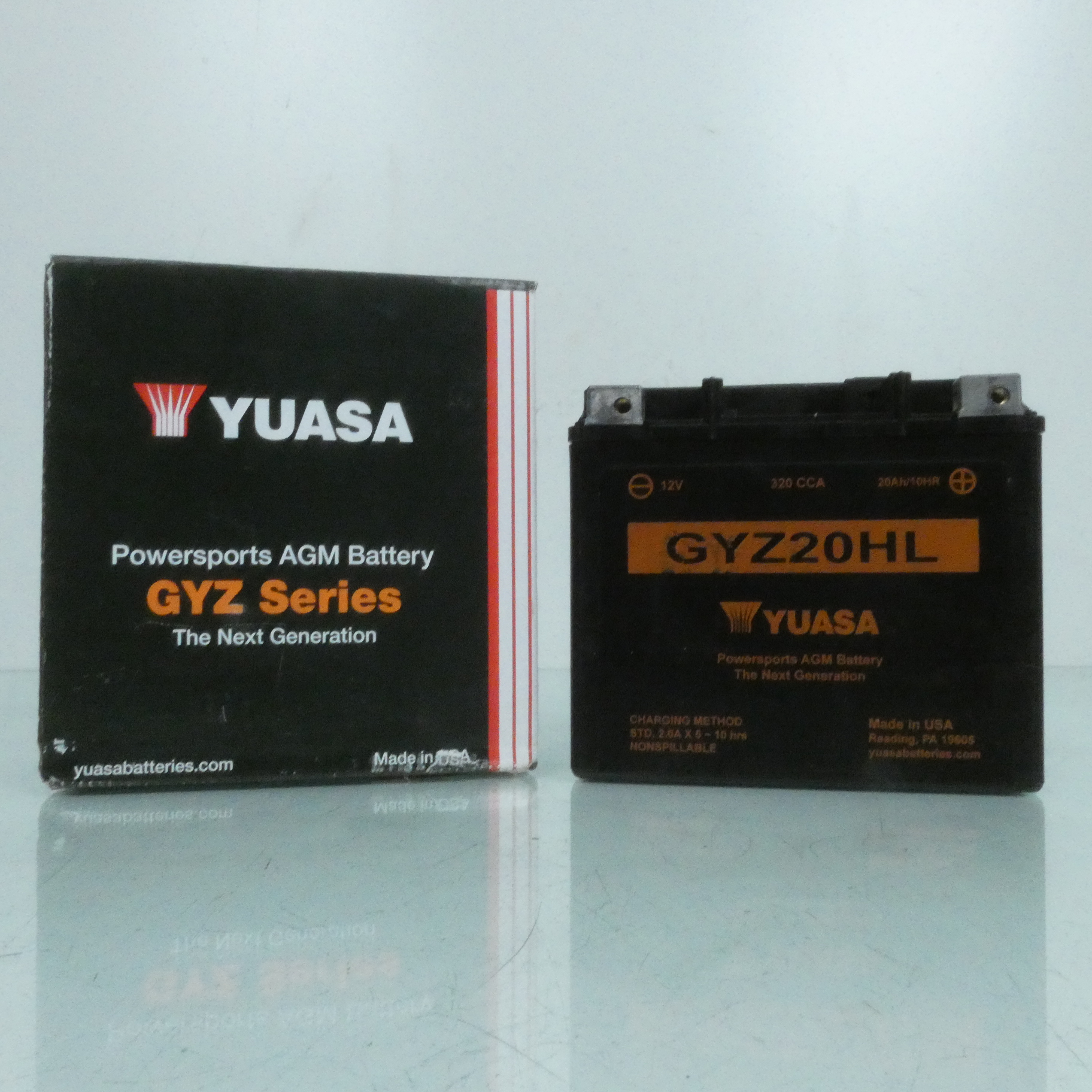 Batterie SLA Yuasa pour Moto Honda 1800 Gl F A Gold Wing 2009 à 2017 GYZ20HL / 12V 20Ah 320CCA Neuf