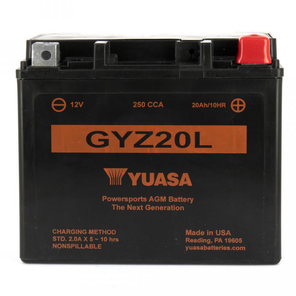 Batterie SLA Yuasa pour Moto Honda 1800 Gl F A Gold Wing 2009 à 2017 GYZ20HL / 12V 20Ah 320CCA Neuf