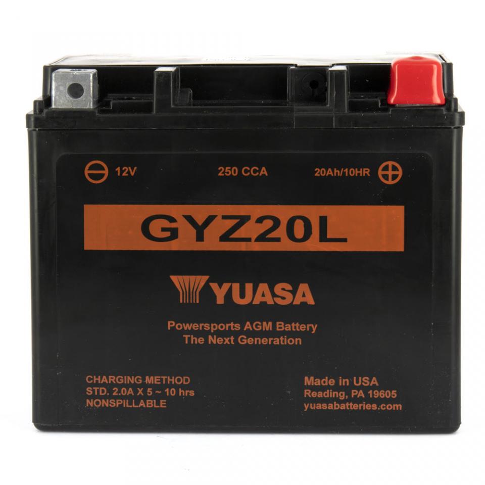 Batterie SLA Yuasa pour Moto Honda 1800 Gl F A Gold Wing 2009 à 2017 GYZ20HL / 12V 20Ah 320CCA Neuf