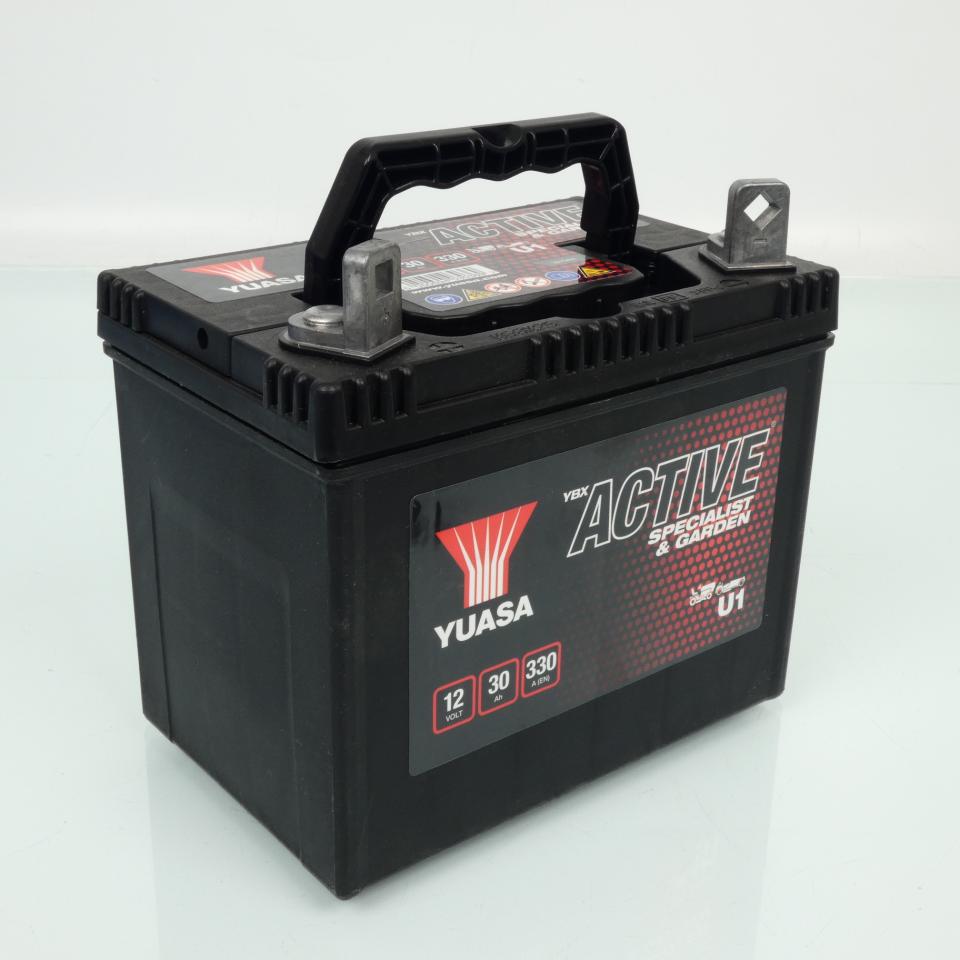 Batterie SLA Yuasa U1 / 12V 30Ah pour motoculture tondeuse auto portée Neuf