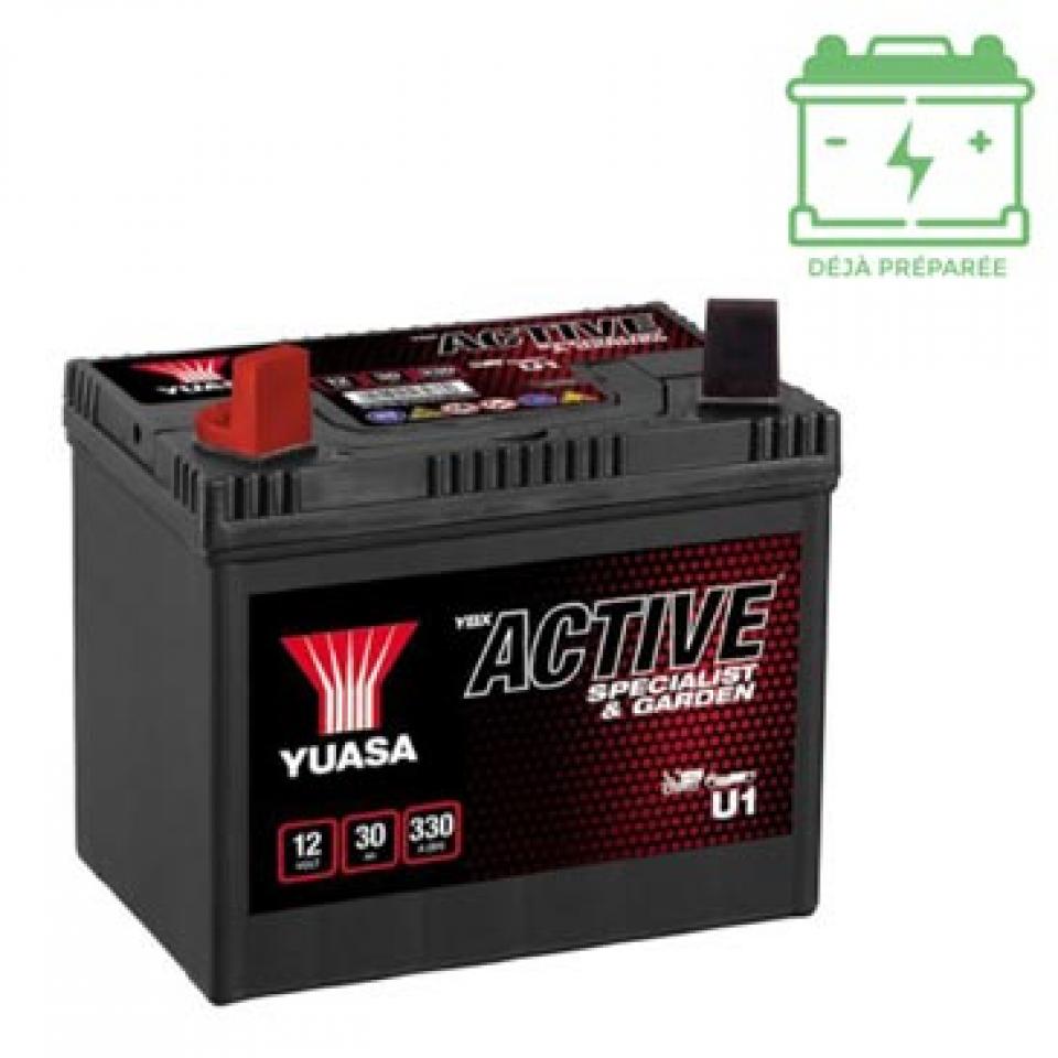 Batterie SLA Yuasa U1 / 12V 30Ah pour motoculture tondeuse Neuf